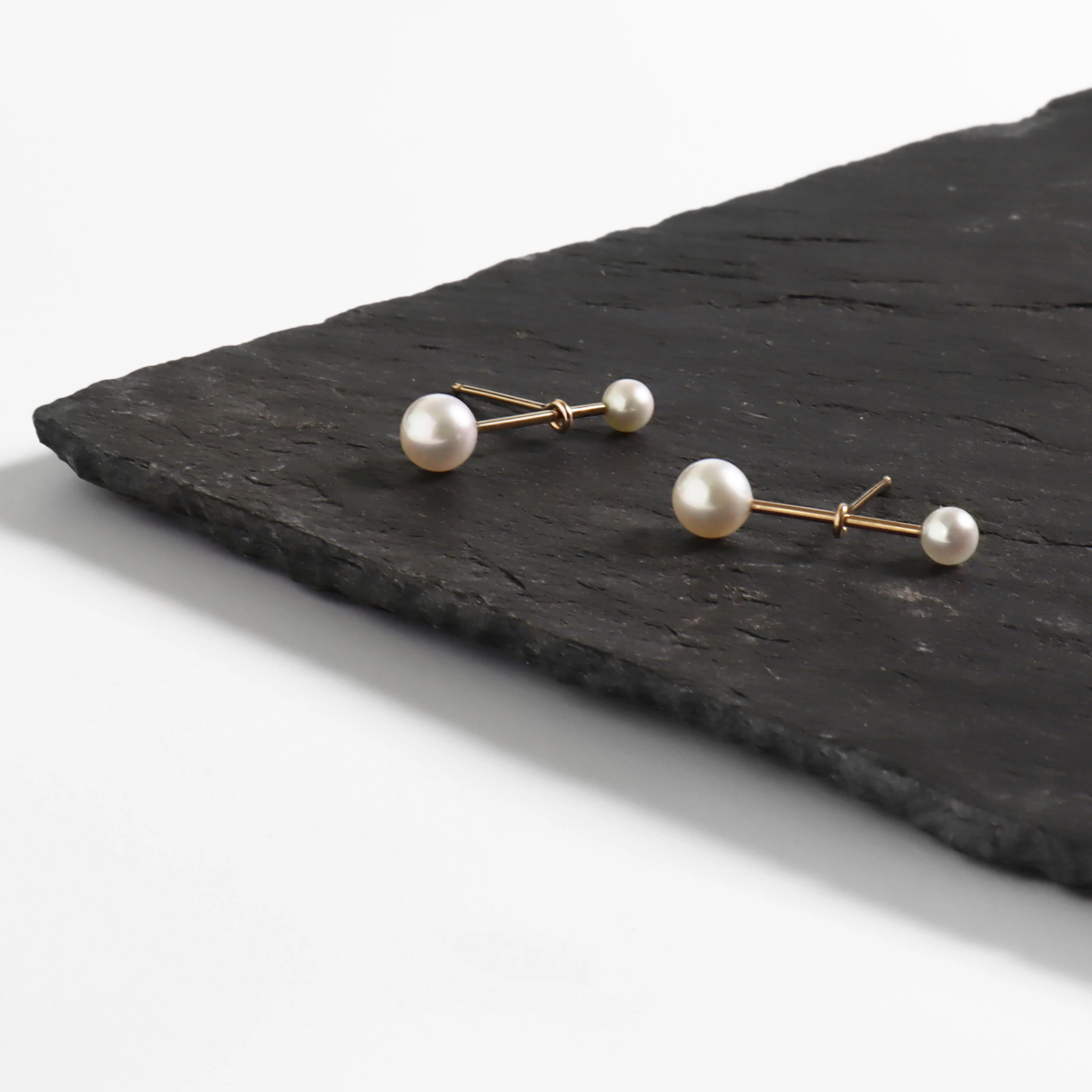 Gold Filled/925 Silver Natural Pearl Earrings Handmad Pearl Jewelry  Oorbellen Minimalist Brincos Boho Piercing Women Earrings