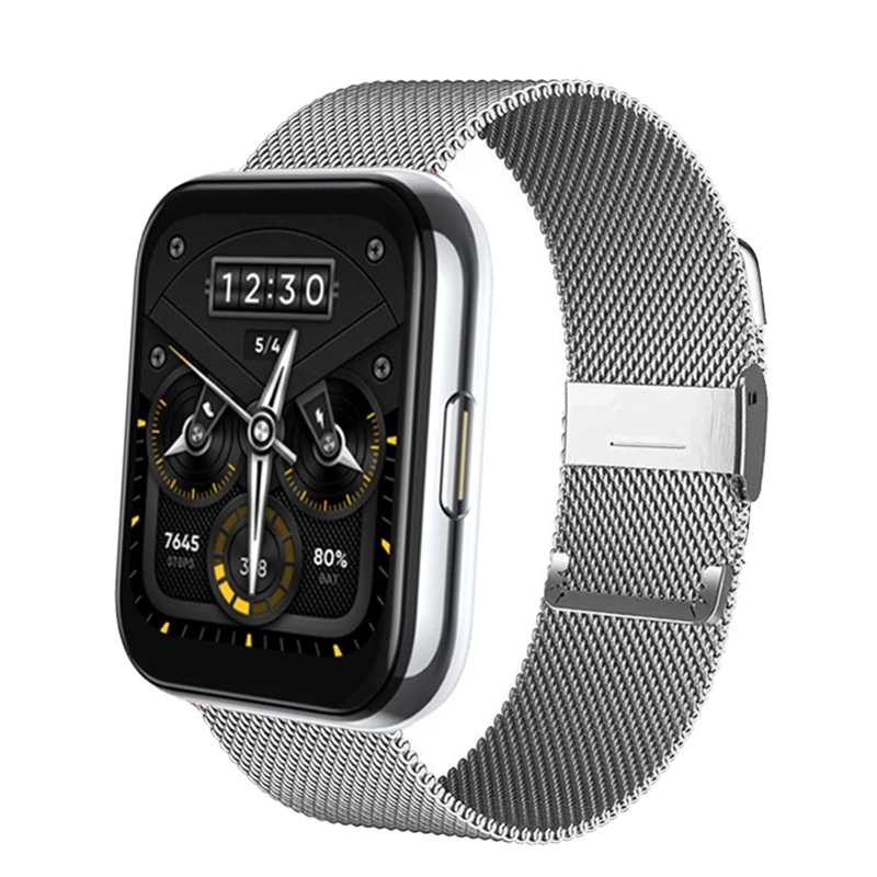 Braccialetti in metallo 22mm per cinturino realme Watch 2 Pro cinturino in acciaio inossidabile Correa per cinturini di ricambio Realme Watch S/S Pro