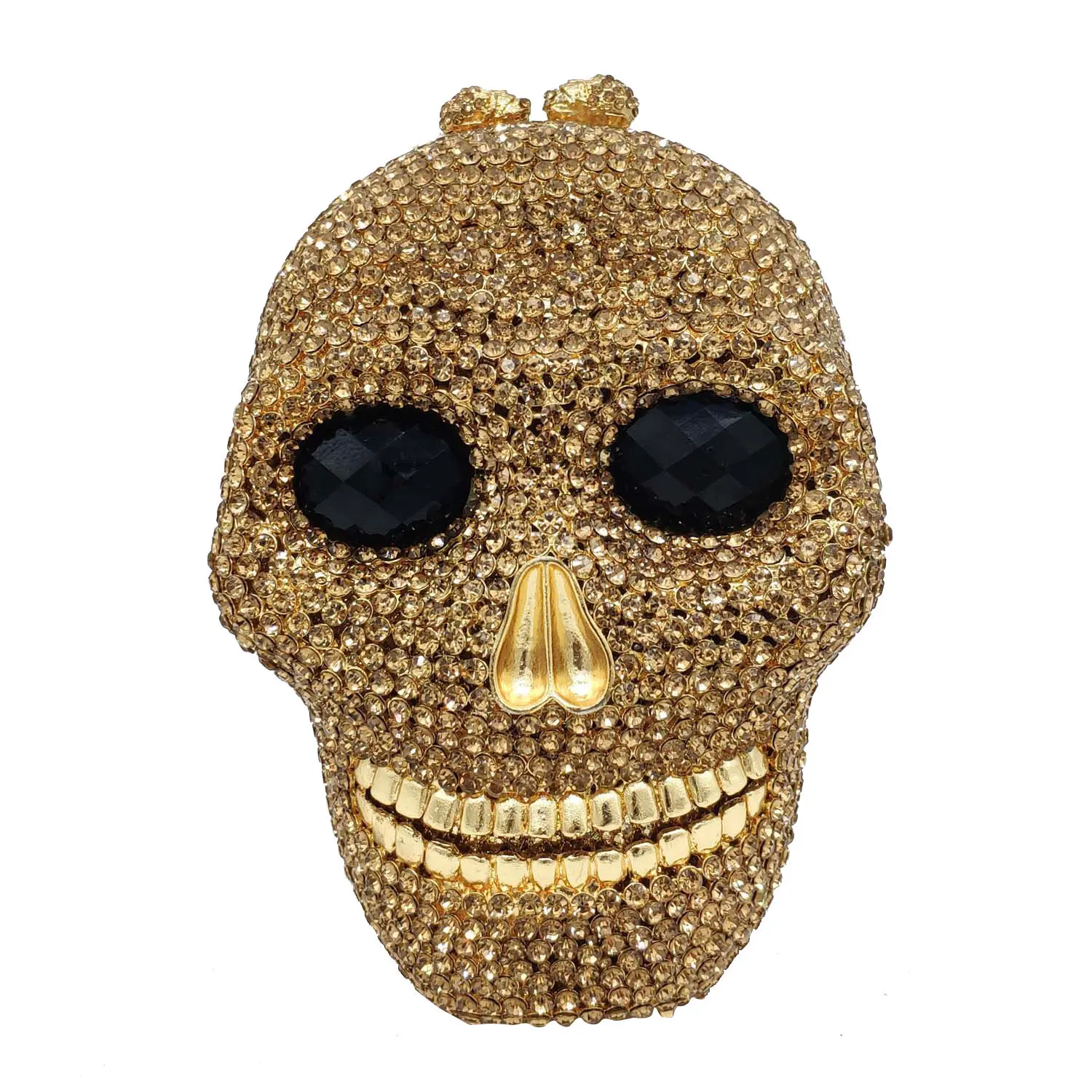 

13x19CM Clutch Bag Dinner Bag Skull Diamond Party Bag Ghost Head Rhinestone Evening Bag a5916