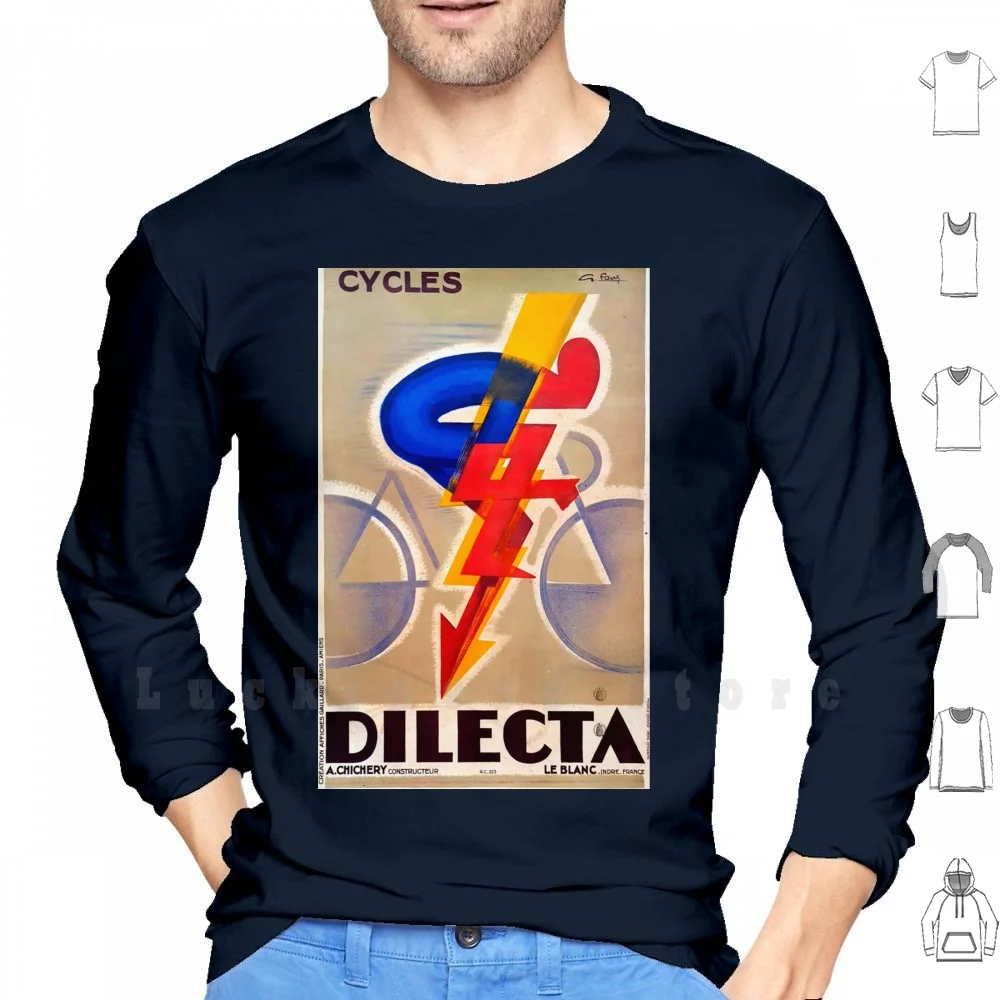 Dilecta Le Blanc Hoodies Dilecta Le Blanc Vintage French France Cycle Cycling Tour Touring