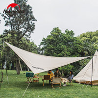 Naturehike Camping Sun Shelter High Quality Cotton Rhombic Awning Large Area Outdoor Travel Party Tent Shade Hammock 62.8*41.6m