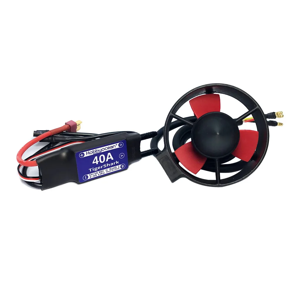 Hobbyocean Underwater Thruster 16V 300W Brushless Motor 40A ESC for RC Bait Tug Boat Nest Ship Submarin ROV Robot