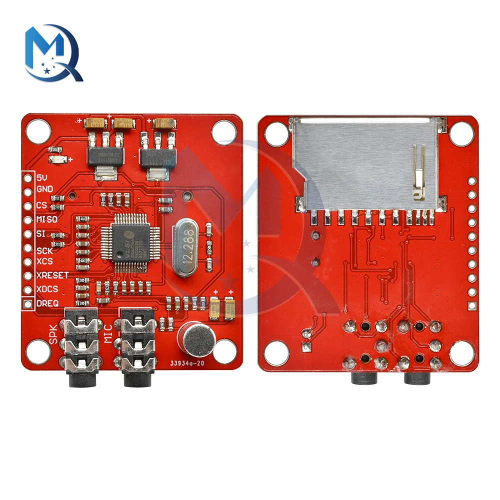 VS1053 VS1053B dekoder dźwięku tablica DAC MP3 Stereo odtwarzacz Hifi z Pins dla Arduino głośniki zabawki elektryczne