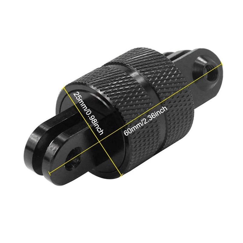 삼각대 마운트 모노포드 어댑터, 360 도 회전 알루미늄, GoPro Hero 10 9 8 7 6 5 4 SJCAM Yi Eken DJI Go Pro 카메라용