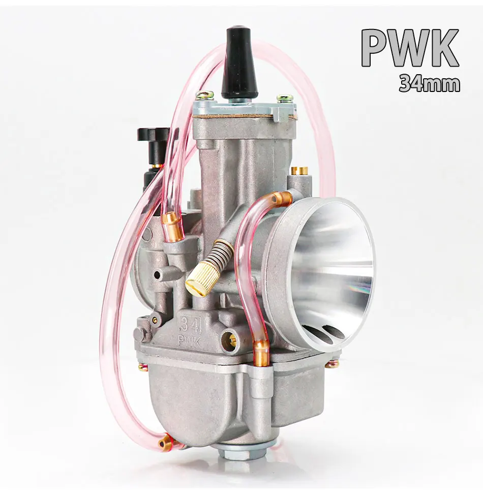 ZSDTRP 2T 4T Universal Keihin Koso Oko Motorcycle PWK Carburetor 21 24 26 28 30 32 34mm With Power Jet For Racing Motor