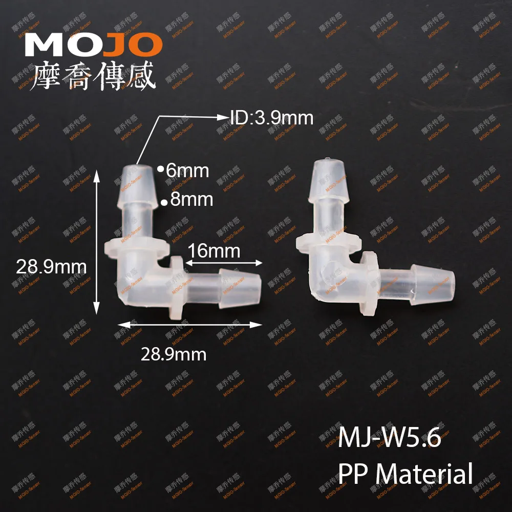 2020 Free shipping!!MJ-W5.6 Elbow brabed type 5.6mm min out diameter  pipe connector (100pcs/lots)