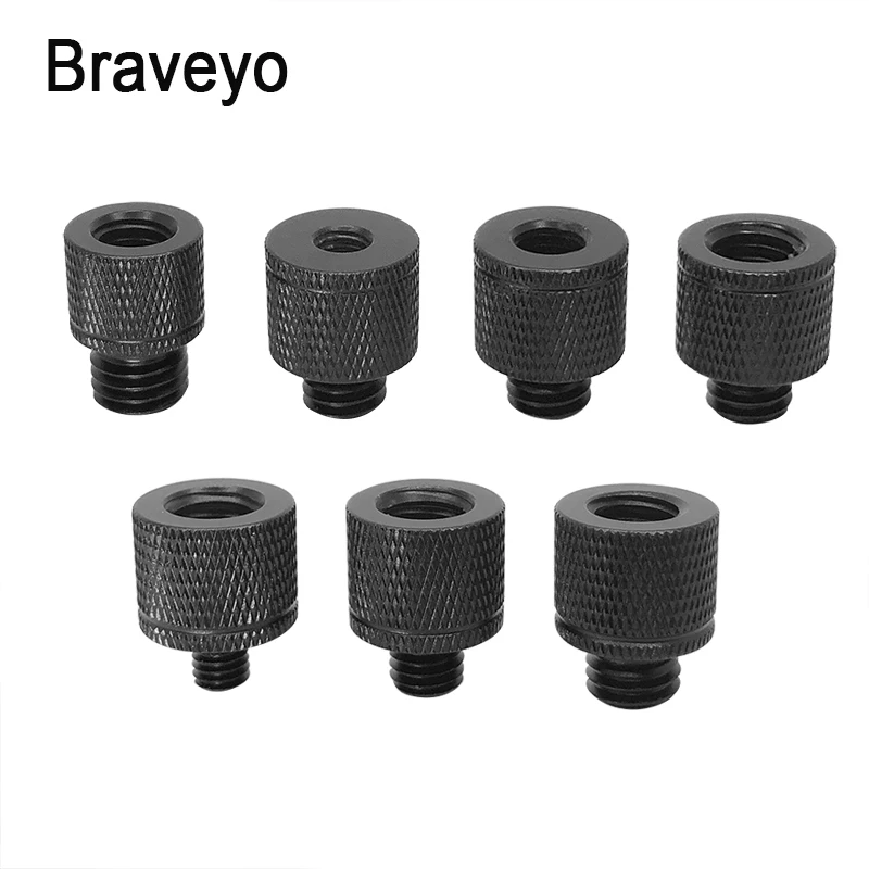 Conversion Screw 3/8 to M6 M8 M10 M12 Screw Photography Accessories Adapter Mount Screw for Tripod Ballhead Live Flash Bracket