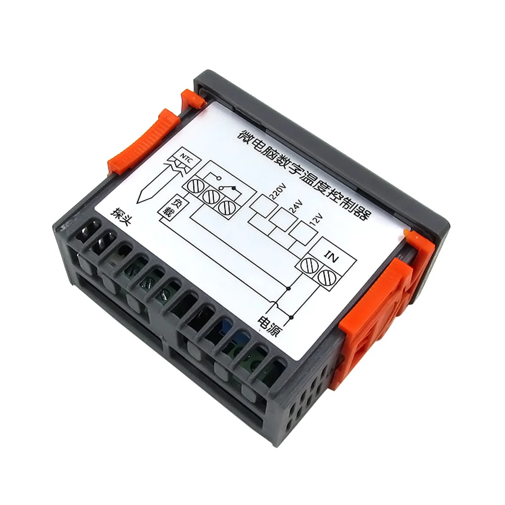 W2060 디지털 온도 조절기 냉장고 냉동고 냉장 디지털 디스플레이 온도 조절기, 온도 조절 스위치