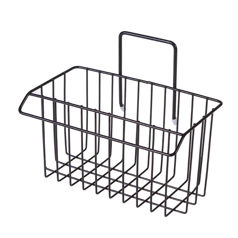 zq  Kitchen Drain Basket Iron Dishcloth Storage Rack Wall Hanging Multi-Functional Hanging Basket Free Shipping