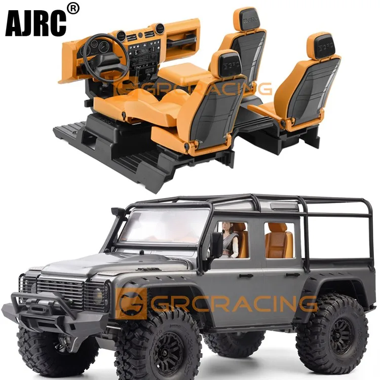 

GRC Trax For TRX-4 Defender Guard Yellow/orange interior For TRX4 simulation center console seat steering wheel modification G16