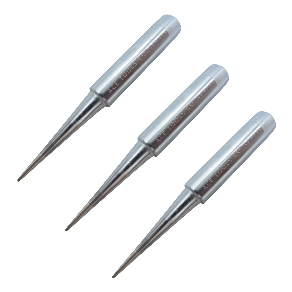 Punta de soldadura 900M-T-LB cónica 0,2mm para Hakko 936 907 Milwaukee M12SI-0 Radio Shack 64-053 Yihua 936 x-tronics 3020, broca de hierro