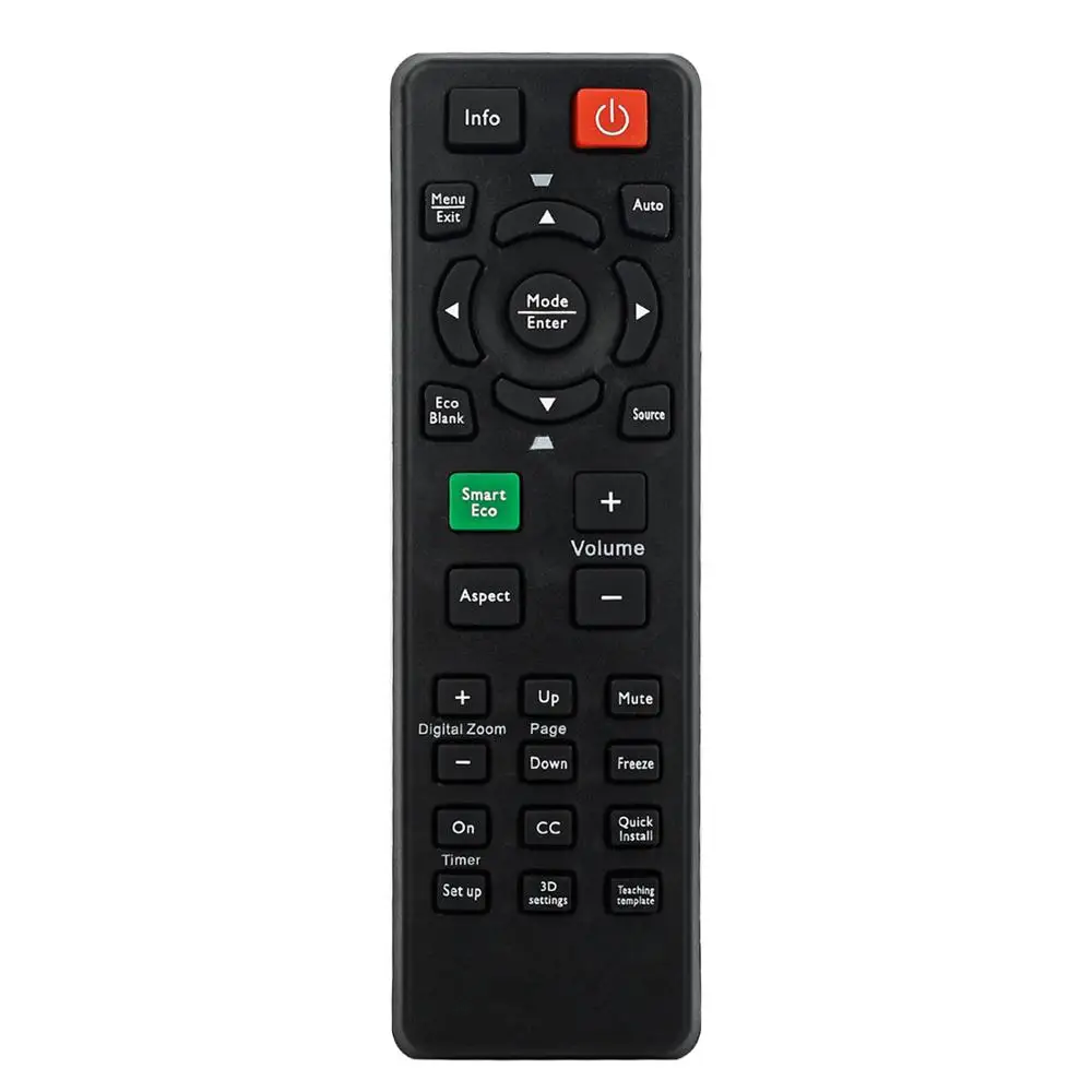 Remote Control for Benq Projector MS504 MX505 MS521P MS522P MS524 MW526 MX525 MX522P W750 W1080ST MX703 MS616ST MW818ST MW812ST