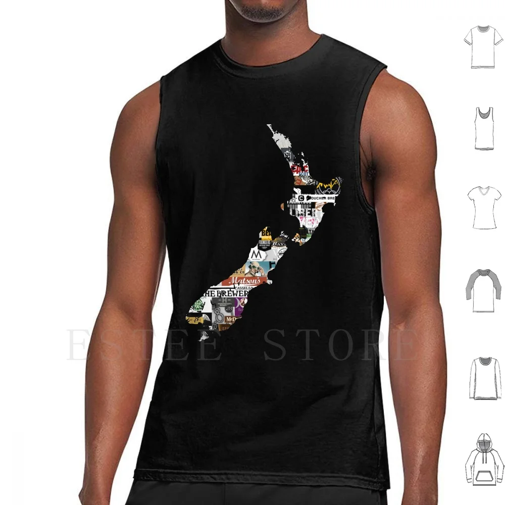 Nz Beer Tank Tops V…