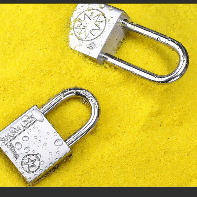 Factory outlets Stainless steel 304 outdoor padlock Waterproof  anti-rust  anti-theft  corrosion-resistant Ocean Ships  Outdoor