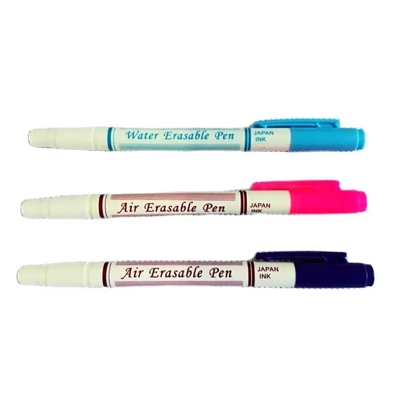 Air Erasable Marker for Fabric, Fabric Markers, Pens Pencils, Water Erasable PEN, ERASable in VIOLET Textile Pen