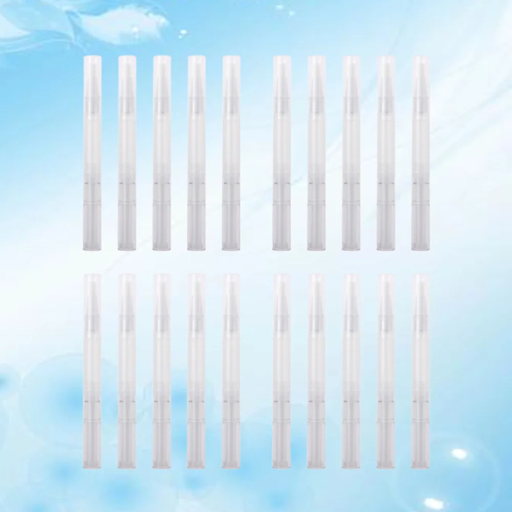 6/10/21Pcs Transparent Empty Cuticle Oil Pen Cosmetics Container Clear Clear Clear Manicure Accessories Applicators Liquid