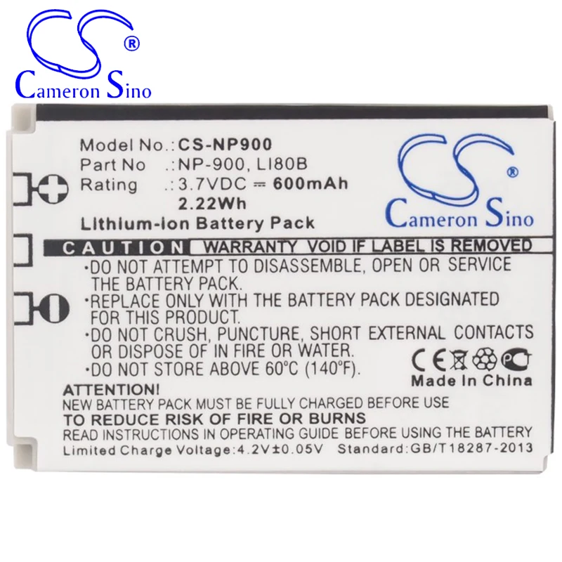 بطارية CameronSino لبطارية كاميرا AIRIS PhotoStar DC50 5708 N708 N708B تناسب بطارية الكاميرا Acer CS 6531-N 02491-0015-00 02491-0037-00