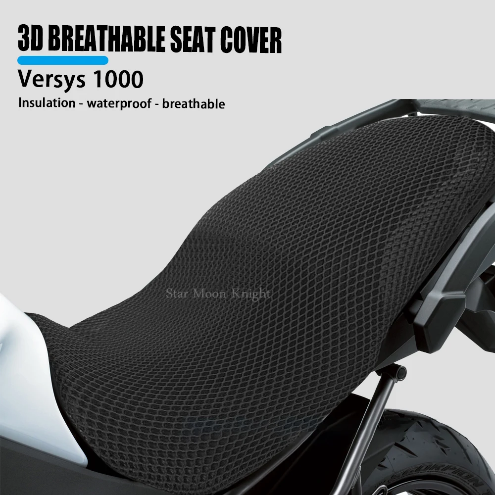 

Motorcycle Protecting Cushion Seat Cover Fit For Kawasaki VERSYS 1000 VERSYS1000 ABS Fabric Saddle Seat Cover Accessories