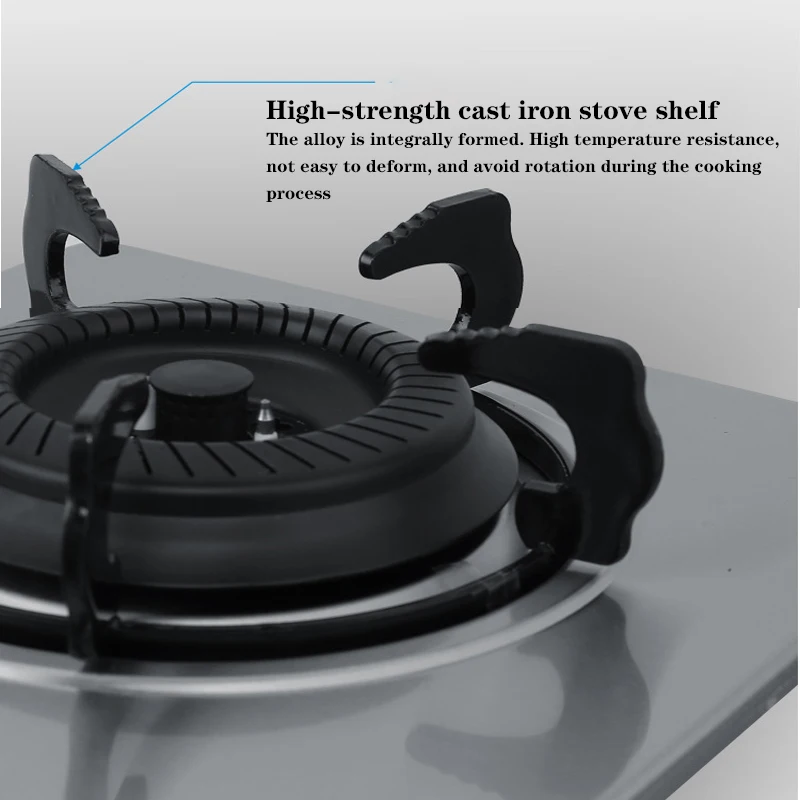 Gospodarstwa domowego energooszczędne kuchenki gazowe gazu ziemnego gazu płynnego piec pojedynczy piec ochronna termopary Panel ze szkła hartowanego