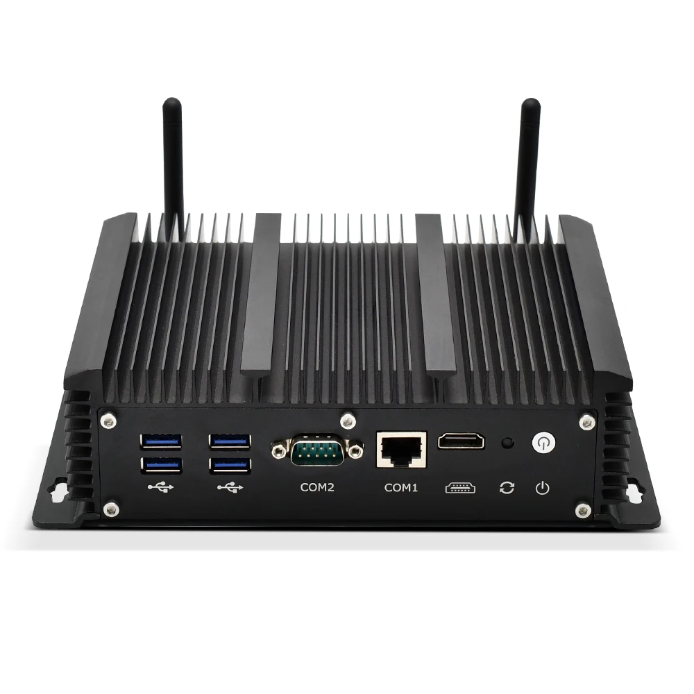 2022 6XIntel I225-V B3 2500M NIC Mini PC Quạt Không Cánh Mini Router I7 10810U I5 10210U 2 * Rs232 pfSense ESXi Tường Lửa Router Máy Tính