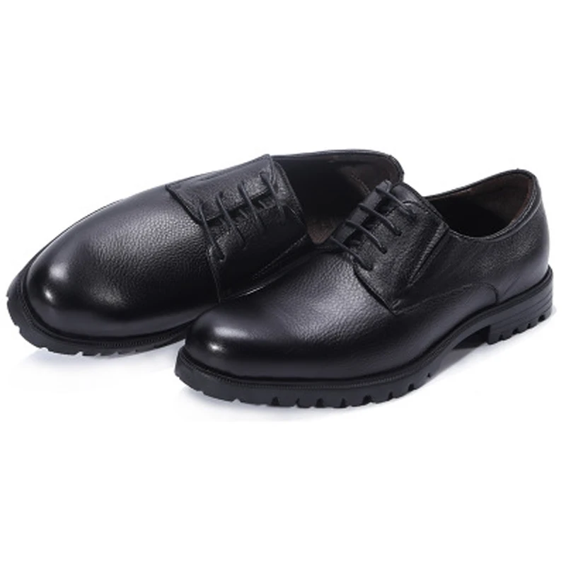 jineyu new men shoes  business  leisure leather shoes  Low help shoes  deerskin  rubber sole non-slip   lace-up  men shoes