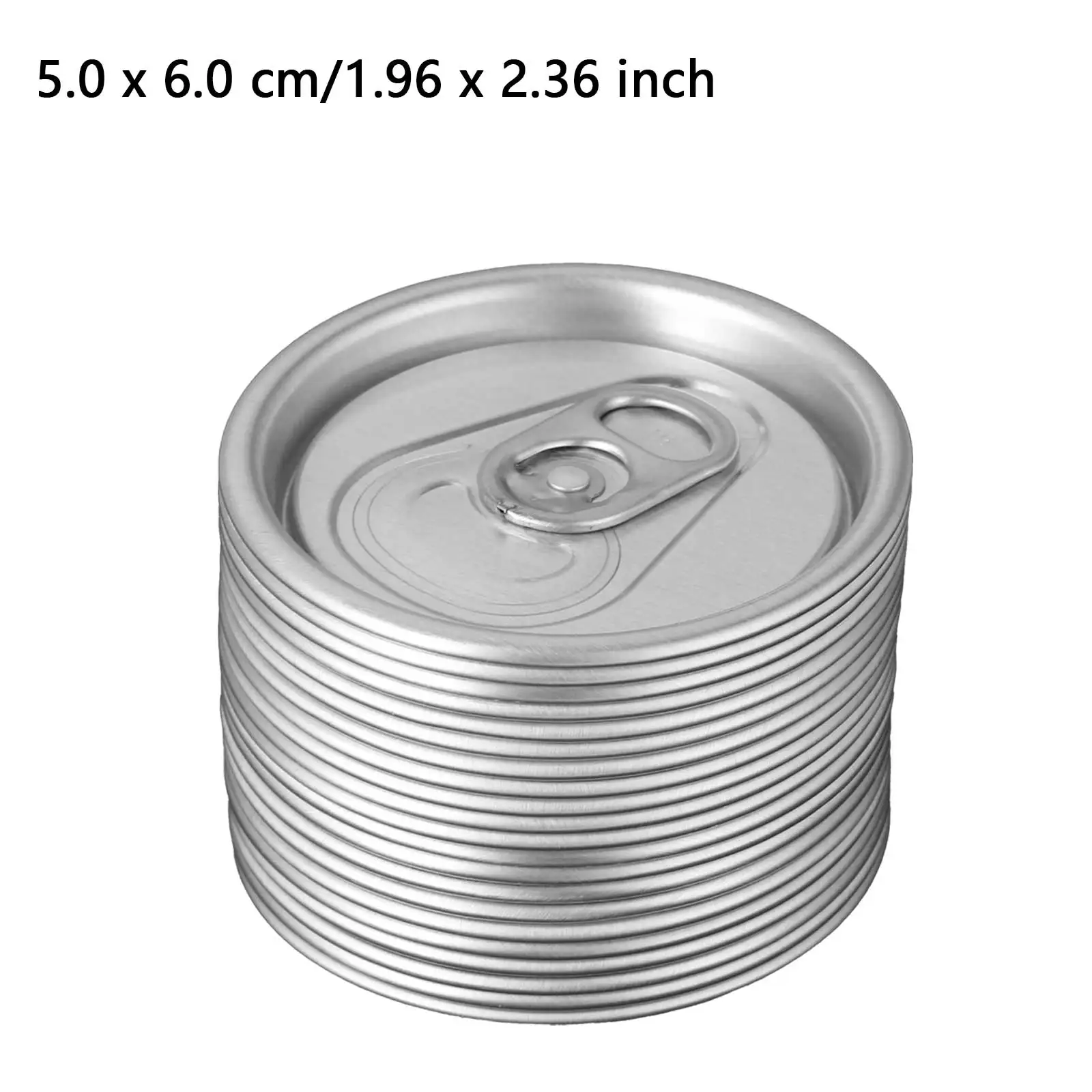 20Pcs Aluminum Pulling Ring Lids Soda Can Covers Leak Proof Sealing Drinks Caps Beverage Beer Cover Easy Open Top Lid Food Grade