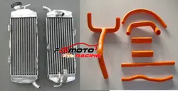L&R Aluminum Radiator + Silicone Hose Racing For KTM LC4 620 625 640 660
