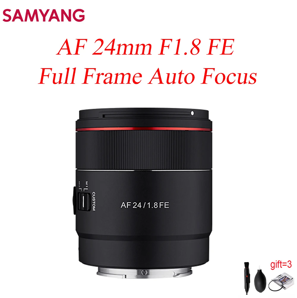 Samyang AF 24mm F1.8 FE Lens For Sony FE Camera Full Frame Auto Focus Camera Lens For Scenery Starry Sky Night View A7RIII A7