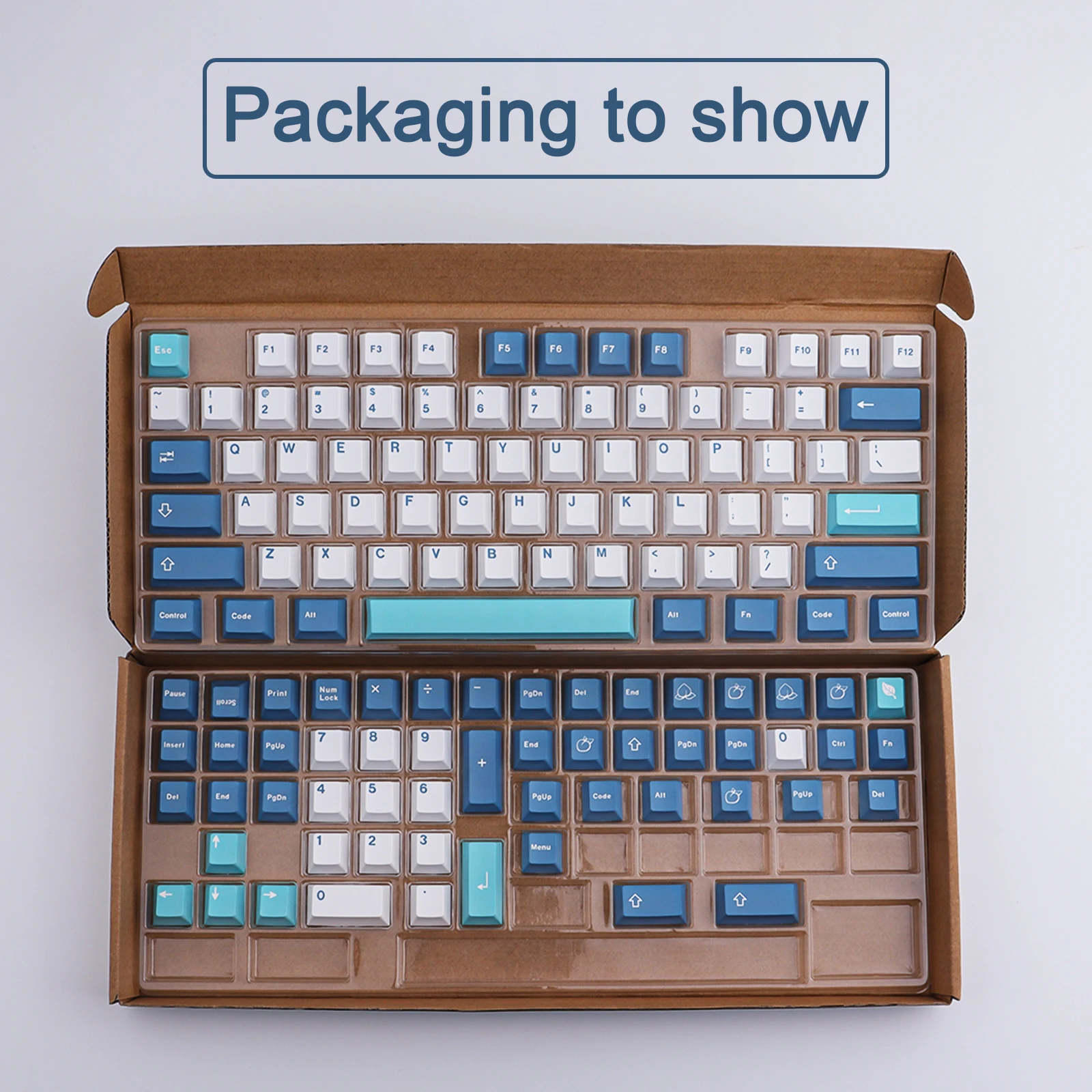 Teclas PBT para teclado mecánico GMK SHOKO, teclas con diseño de cereza, subcama, personalizadas, 129 teclas