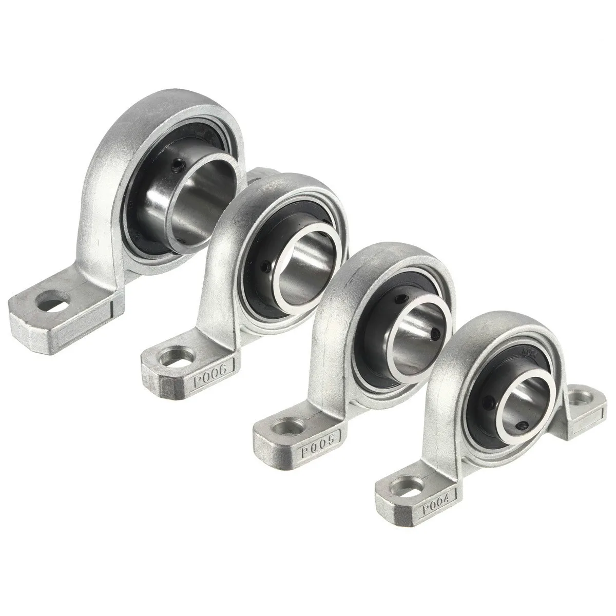 1PCS Zinc Alloy Diameter 20/25/30 / 35mm Pillow Block Mounted Support KP004 KP005 KP006 KP007 Bore Ball Bearing