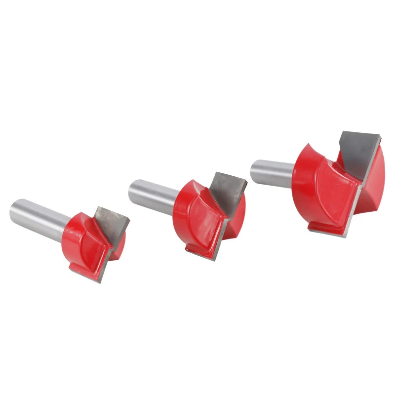 1 pz 8mm pulizia fondo incisione strumenti per la lavorazione del legno Bit fresa in metallo duro integrale fresa per taglierina per legno