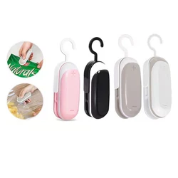 Plastic Bag Sealing Machine Mini Portable Thermosealing Food Bag Closure Packaging Sealer Storage Bag Clip Kitchen Accessories