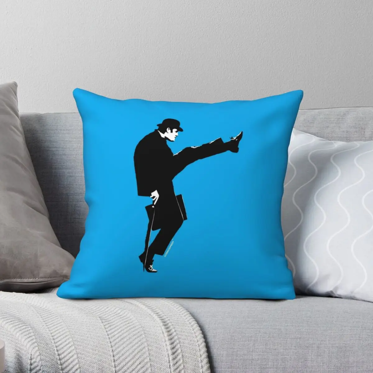 John Cleese Ministry Of Silly Walks Square Pillowcase Polyester Linen Velvet Creative Zip Decor Room Cushion Cover