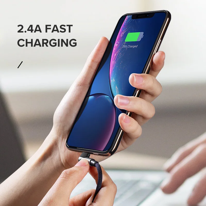 Kabel USB UGREEN MFi dla iPhone 14 13 12 Pro Max 2.4A błyskawica szybkie ładowanie kabel danych telefonu dla iphone'a dla ipada — zdjęcie produktu 5