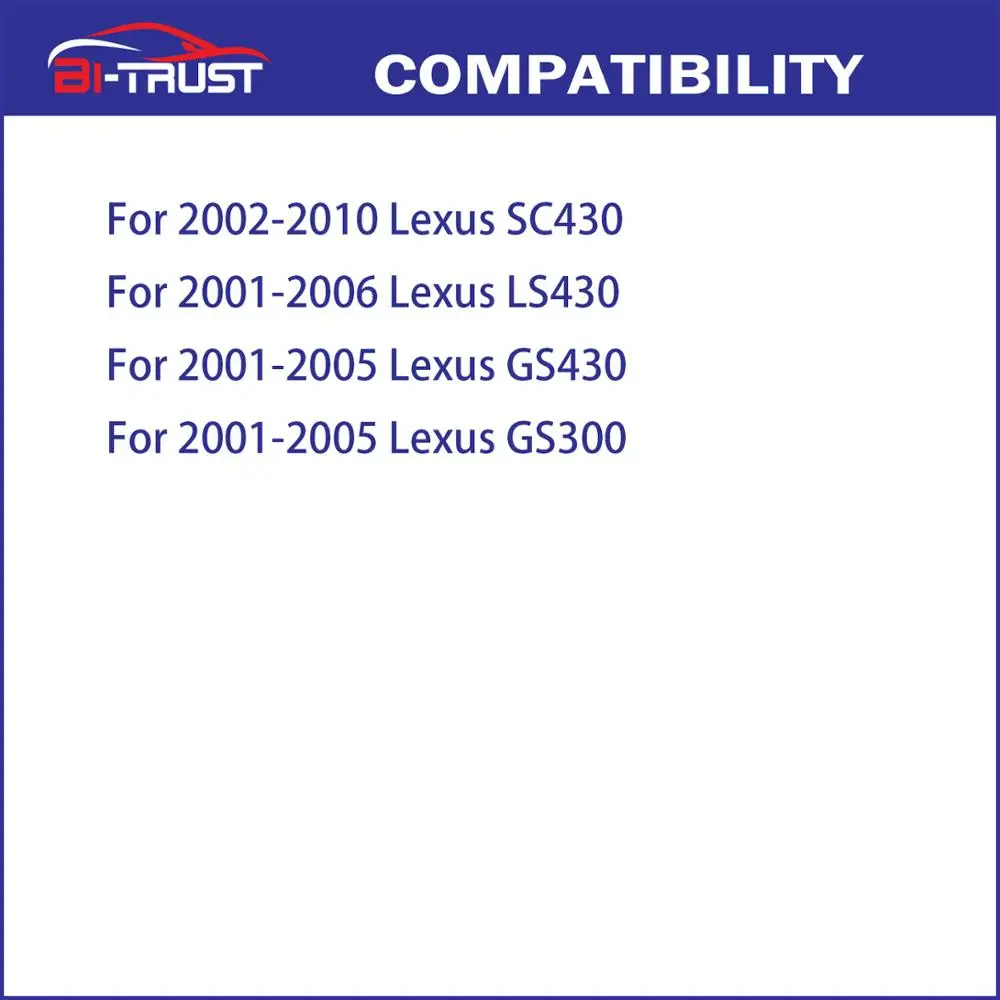 Bi-trust filtr powietrza kabinowego zamiennik dla 2002-2010 Lexus SC430/2001-2006 Lexus LS430/2001-2005 Lexus GS430/2001-2005 Lexus GS30