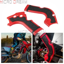 Dirt Bike Red Plastic Frame Guard For Honda CRF450R 2013-2016 CRF250R 2014 -2016 CRF 250R 450R 2015 Motocross Protector Guard