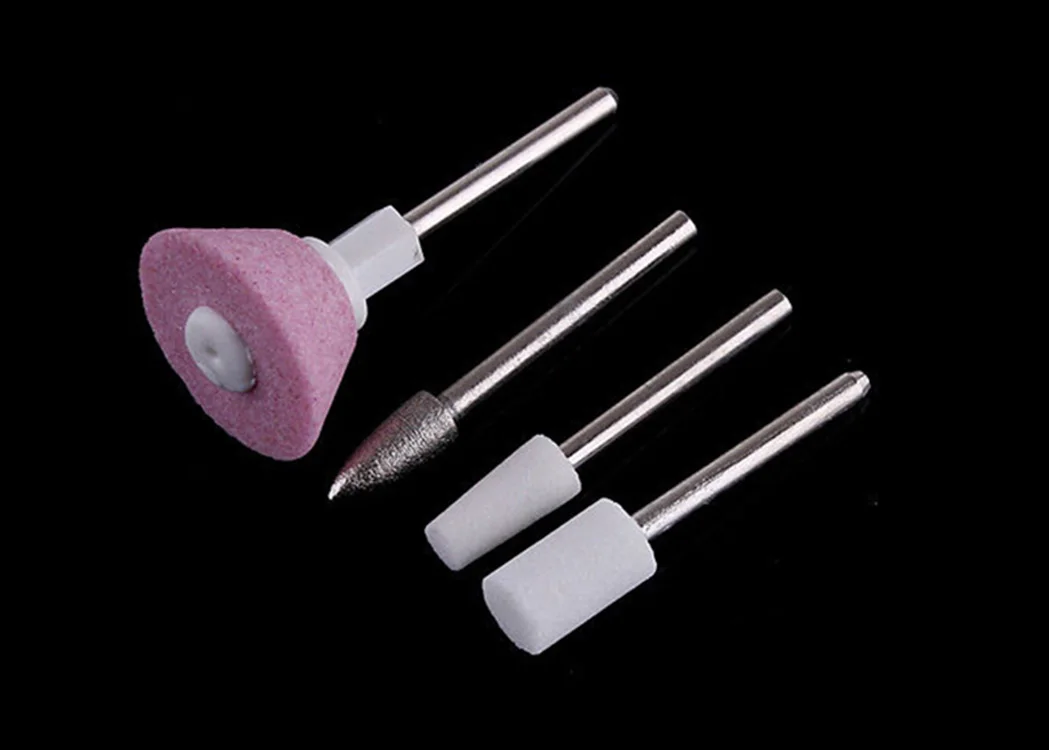 Mini Nail Elektrische Polijstmachine Met 5 Boor Hoofden Nail Art Tip Manicure Teennagel Boor File Tool Nail Grinder Polijstmachine Set hot Nieuwe