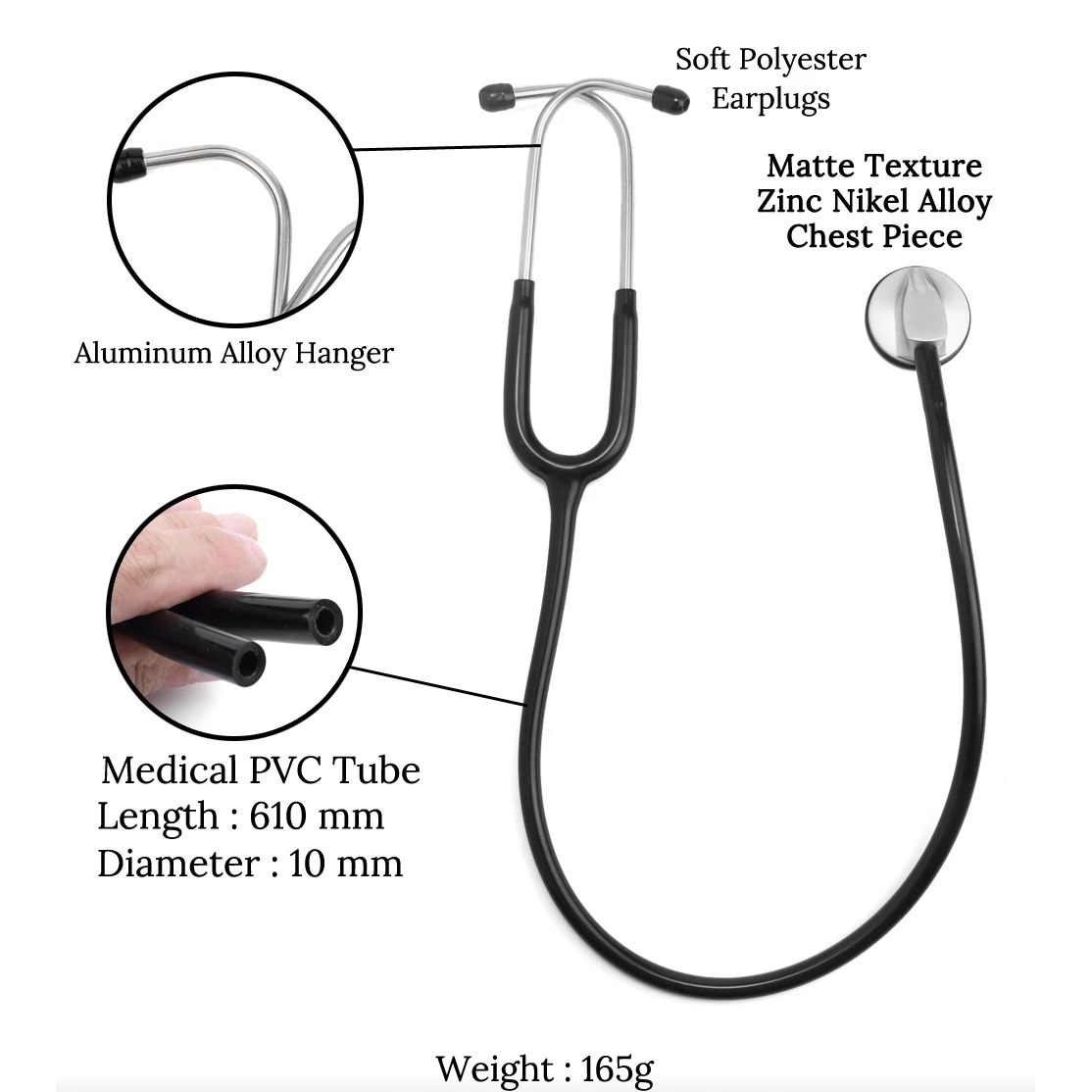 Deluxe Medical Stethoscope Professional Medical Heart Lung Cardiology Stethoscope Doctor Nurse Student Medical Equipment Device