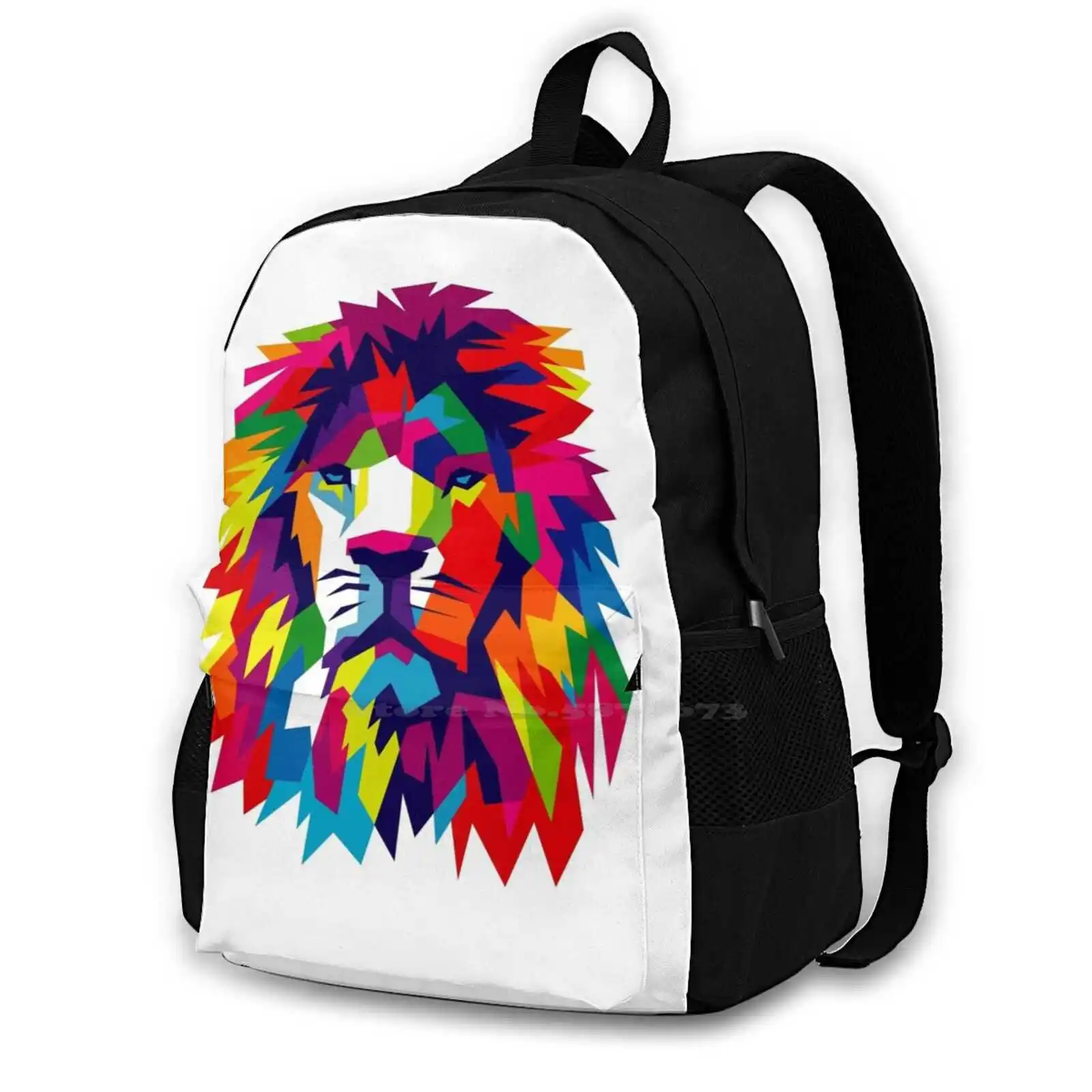 Regenbogen L ? We Teen College Student Backpack Laptop Travel Bags Get Tags L ? We Tier Geschenkidee Safari Afrika Wildnis