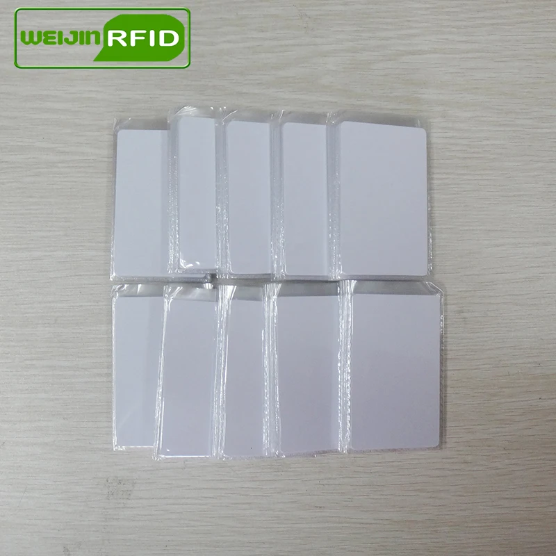 UHF RFID tag PVC card Alien 9662 915mhz 868mhz 860-960MHZ Higgs3 EPC 6C 200pcs free shipping smart long range passive RFID tags