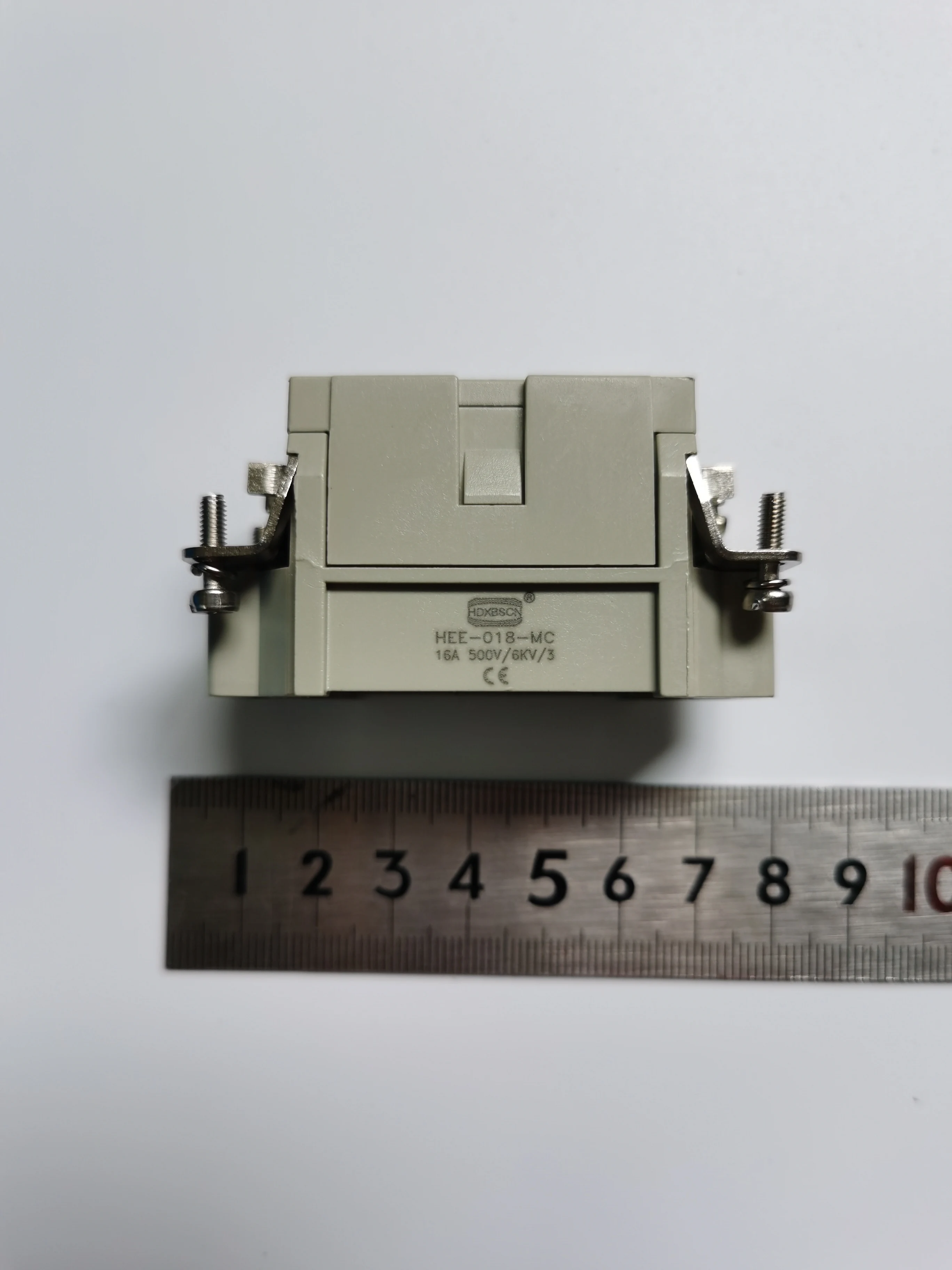 HDXBSCN Heavy Duty Connectors HDC-HEE-018 MALE FEMALE INSERT 18pin 16A 500V Industrial rectangular Aviation connector plug