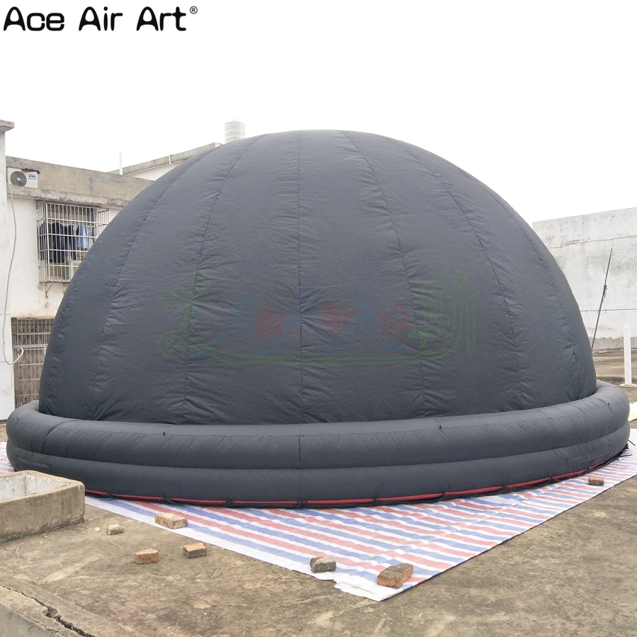 Tenda da cinema per proiezione a cupola planetaria portatile gonfiabile a cupola da 360 gradi per esterni