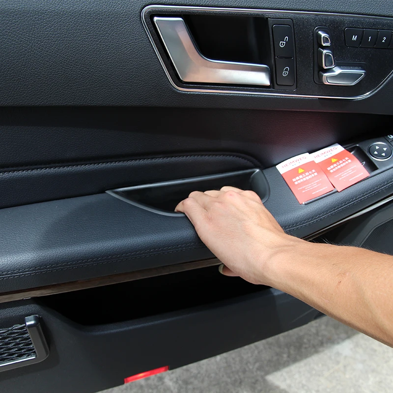 Organizer samochodowy do Mercedes Benz E Class W212 2010-2015 Schowek na klamkę Uchwyt na pojemnik Akcesoria samochodowe — zdjęcie 7