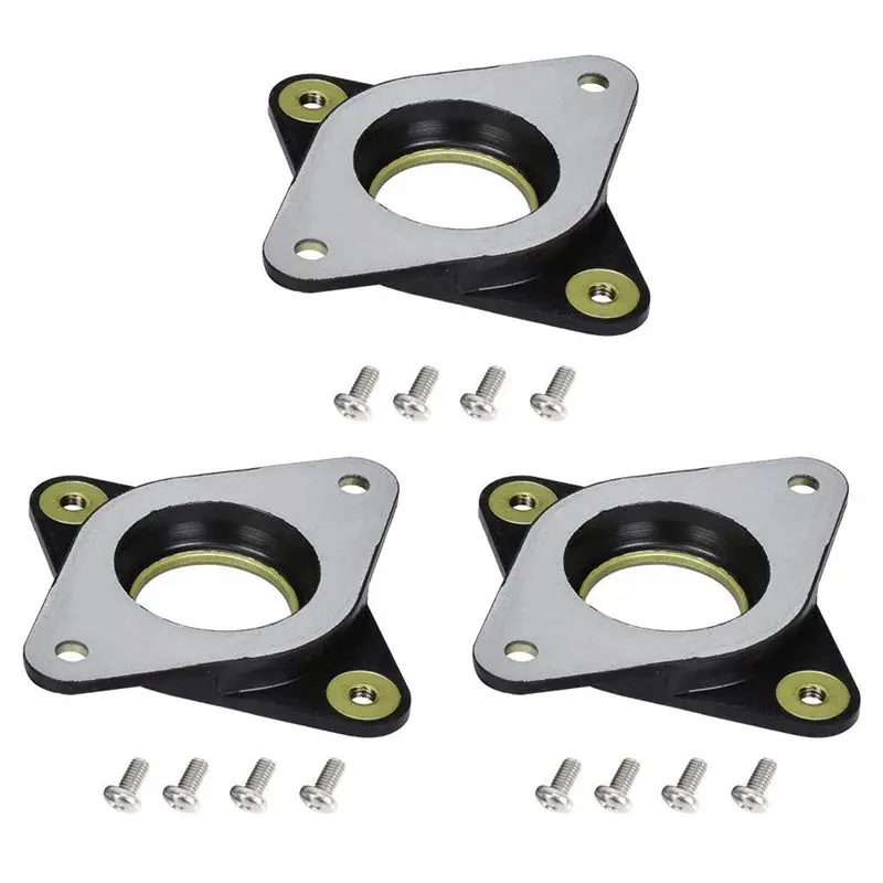 3Pcs Nema17 Stepper Motor Steel and Rubber Vibration Dampers with M3 Screw for CNC,CR-10 3D Printer Parts