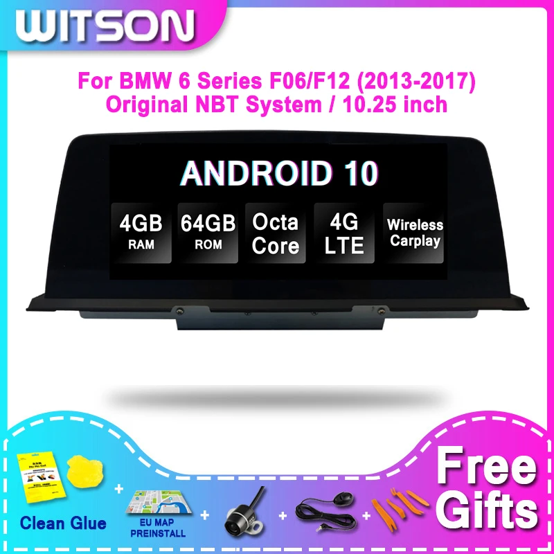 

WITSON BMW BIG SCREEN Android 11 For BMW 6 Series F06/F12 (2013-2017) NBT 4G RAM 64GB ROM CAR RADIO