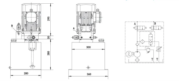 Best price 220V 3KW power units/back  express Car Lifting Machine/truck lifter/Hoist /auto scissor lift