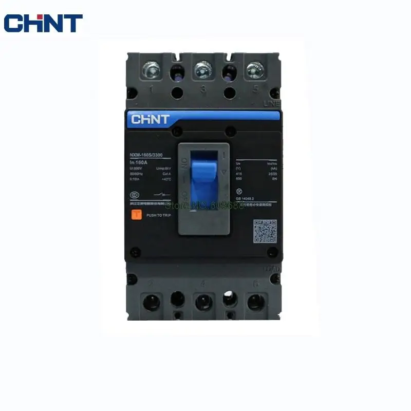 Original CHNT 160A 175A 200A 225A 250A MCCB Molded Case Circuit Breaker Air Switch 3P NM1 NXM NXM-125S/3300 NXM-160S/3300 CHINT