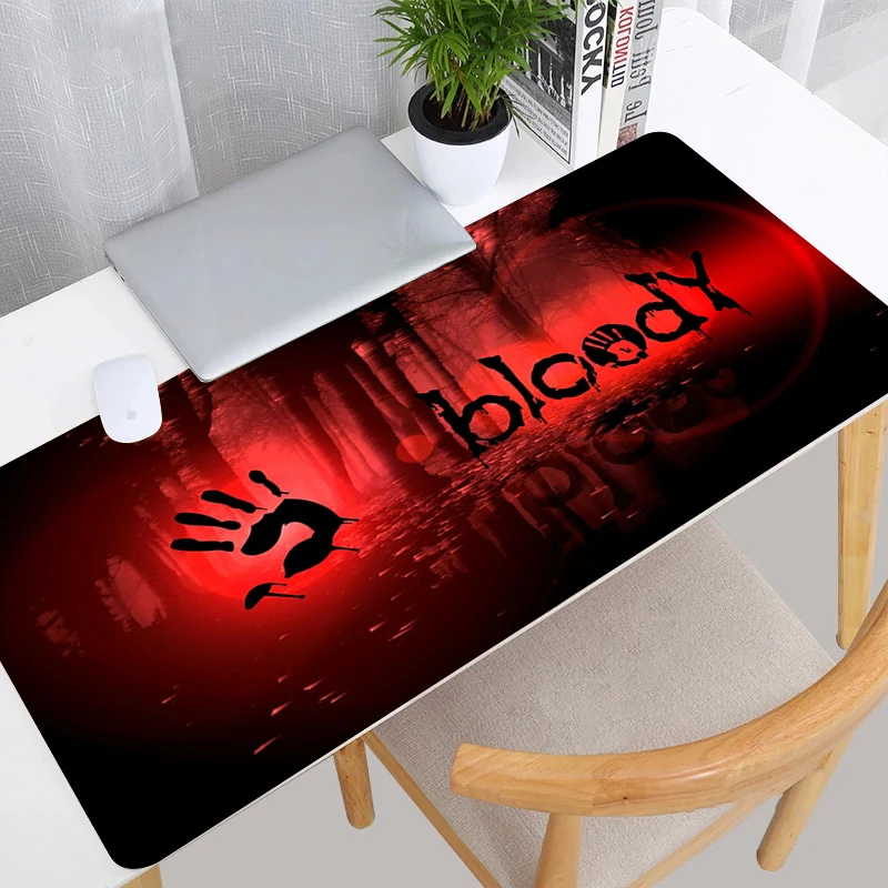 

Bloody Gaming Laptop Gamer Office Carpet Pad Mouse For Computer Mat Gamers Accessories Anime Mousepad Xxl Carpet CS GO Game Mats