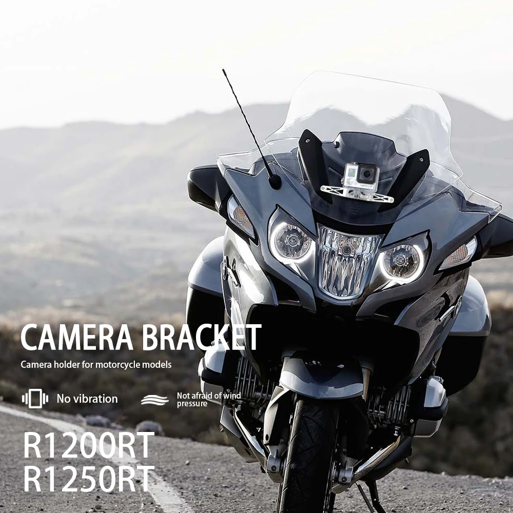 For BMW R1200RT R 1200 RT 2014 - on R1250RT R 1250 RT Motorcycle Accessories Recorder Holder for GoPro Camera Bracket CamRack