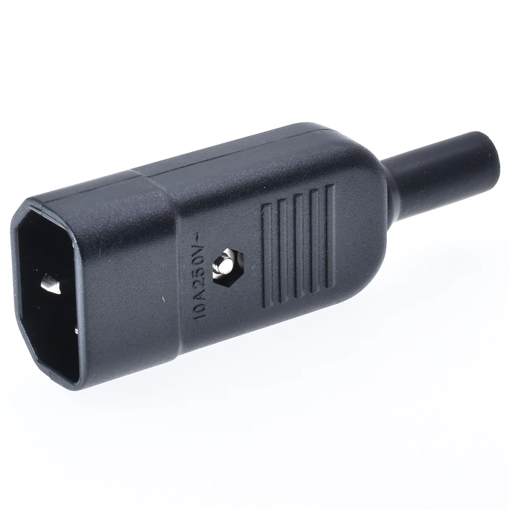 Black Iec Straight …